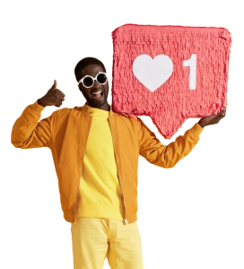 personnage enjoué
