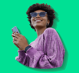 jeune femme heureuse