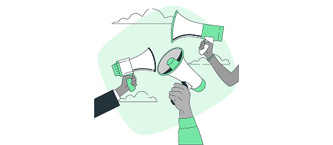 illustration d'habillage présentant des hauts parleurs