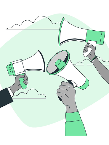 visuel d'habillage présentant des hauts parleurs